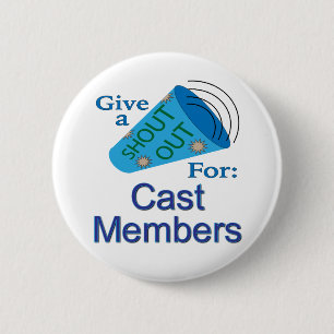 Badge Rond 5 Cm Shout Out pour les membres de créature