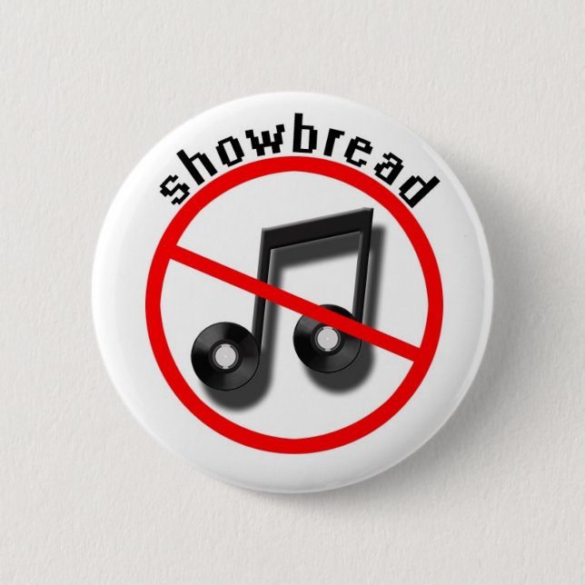 Badge Rond 5 Cm showbread (bande) (Devant)