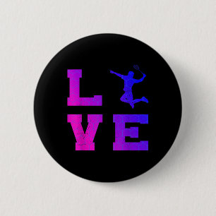 Badge Rond 5 Cm Shutter Squash femmes Badminton Mens