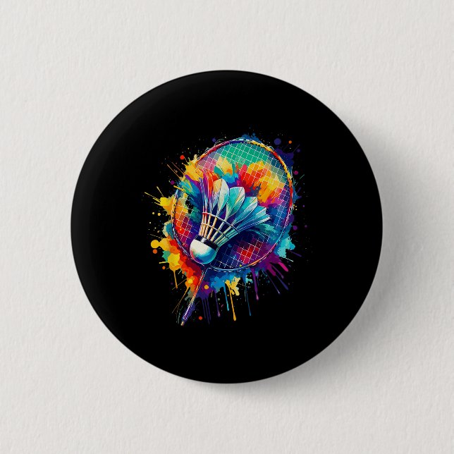 Badge Rond 5 Cm Shuttle Badmi (Devant)