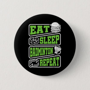 Badge Rond 5 Cm Shuttle Club Outfit Pour Les Joueurs Entraîneurs F