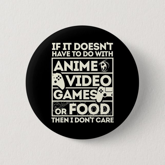 Badge Rond 5 Cm Si ce n'est pas d'anime  (Devant)