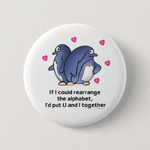 Badge Rond 5 Cm Si je pouvais réorganiser l'Alphabet...