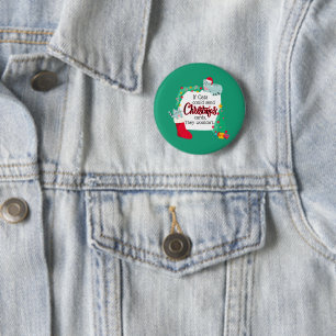Badge Rond 5 Cm Si les chats envoyaient des cartes de Noël, ils ne
