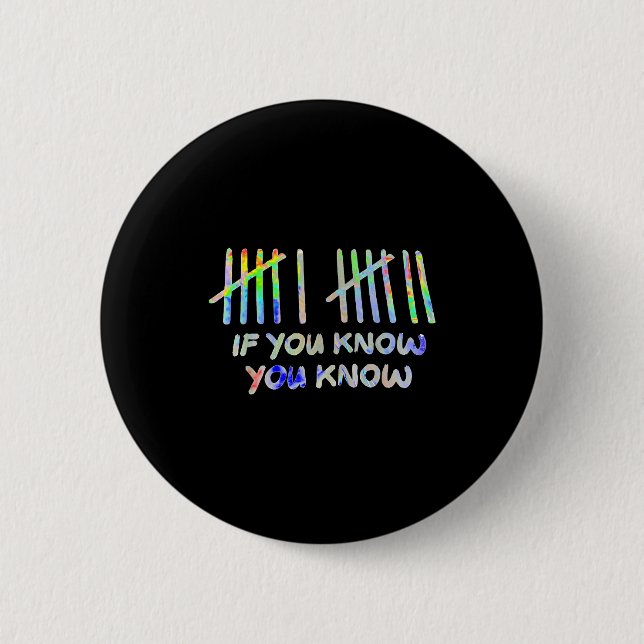 Badge Rond 5 Cm Si Vous Savez Vous Savez 67 Six Sept Mème  (Devant)