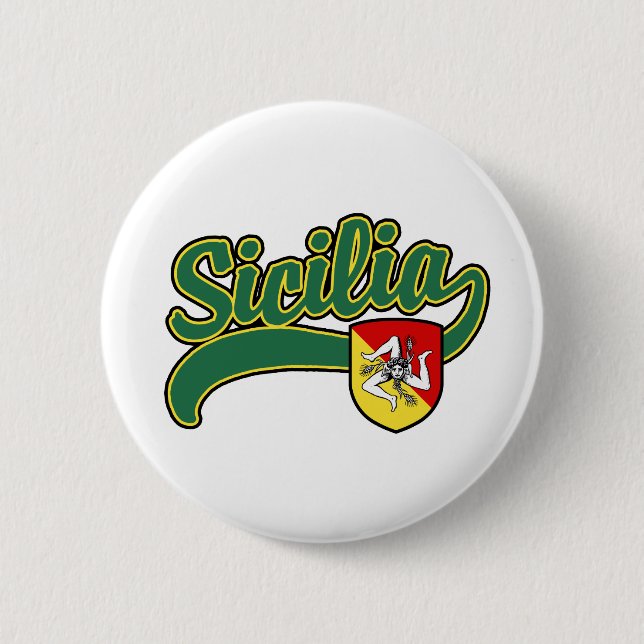 Badge Rond 5 Cm Sicilia (Devant)
