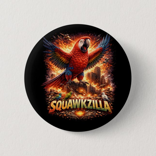 Badge Rond 5 Cm Siège écarlate (Devant)