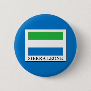 Badge Rond 5 Cm Sierra Leone