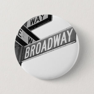 Badge Rond 5 Cm Signe de Broadway