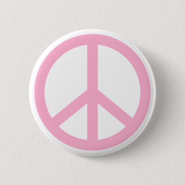 Badge Rond 5 Cm Signe de paix (Devant)