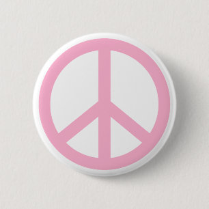 Badge Rond 5 Cm Signe de paix