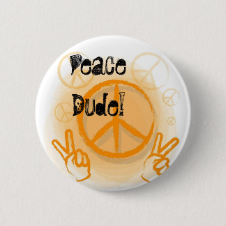 Badge Rond 5 Cm Signe de paix