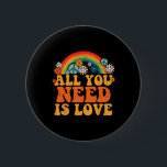Badge Rond 5 Cm SIGNE DE PAIX AMOUR 60s les années 70 Tie Dye Hipp<br><div class="desc">SIGNE DE PAIX AMOUR 60s les années 70 Tie Dye Hippie Costume Halloween</div>