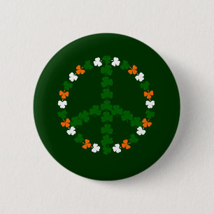 Badge Rond 5 Cm Signe de paix irlandais