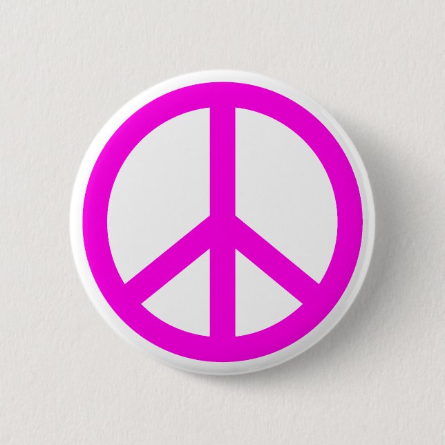 Badge Rond 5 Cm Signe de Peae (Devant)