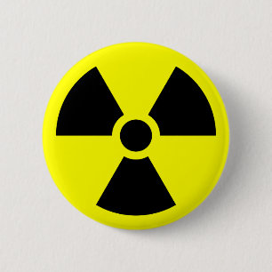Badge Rond 5 Cm Signe de rayonnement