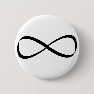 Badge Rond 5 Cm Signe d'infini