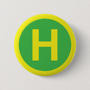 Badge Rond 5 Cm SIGNE Helipad