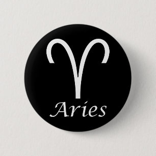 Badge Rond 5 Cm SIGNE Zodiaque "Aries"