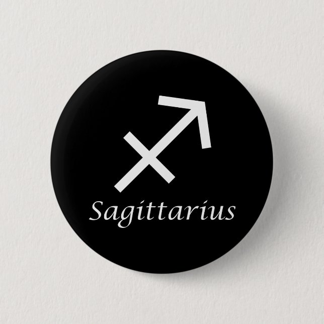 Badge Rond 5 Cm SIGNE Zodiaque 'Sagittarius' (Devant)