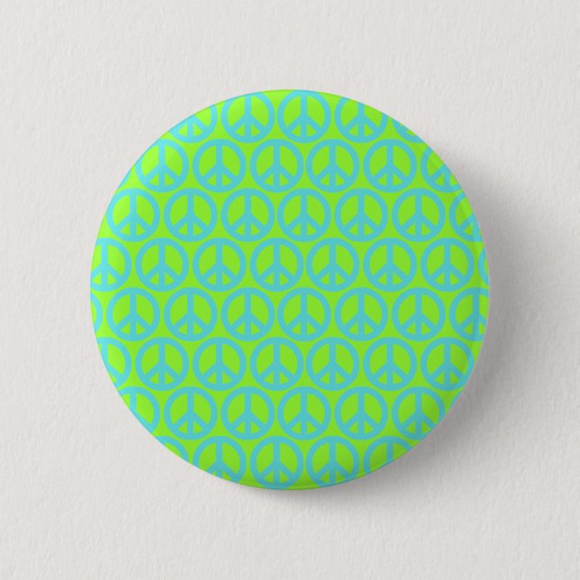 Badge Rond 5 Cm Signes de paix (Devant)