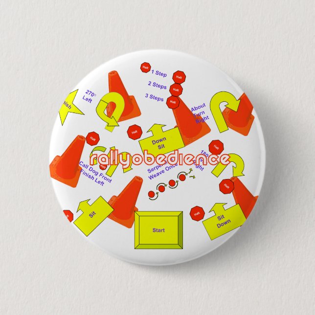 Badge Rond 5 Cm Signes de rassemblement (Devant)
