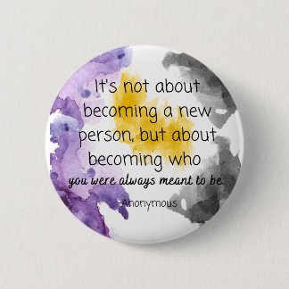 Badge Rond 5 Cm Signifie Être Bouton Couleur Pride Non Binaire