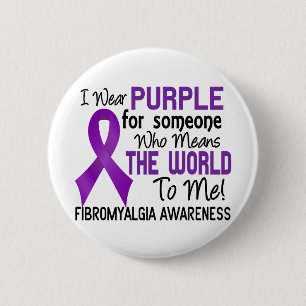 Badge Rond 5 Cm Signifie le monde à moi la fibromyalgie 2