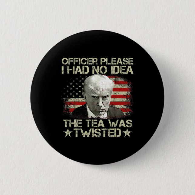 Badge Rond 5 Cm S'Il Vous Plaît, Je N'Avais Aucune Idée Du Thé Twi (Devant)