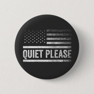 Badge Rond 5 Cm S'Il Vous Plaît Trump Harris Débat Président