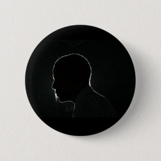 Badge Rond 5 Cm silhouette d'obama