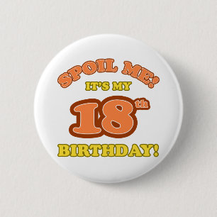 Badge Rond 5 Cm Silly 18e anniversaire présent
