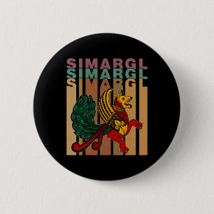 Badge Rond 5 Cm Simargl paganisme chien ancêtre nordique national