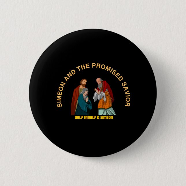 BADGE ROND 5 CM SIMEON AND THE PROMISED SAVIOR (Devant)
