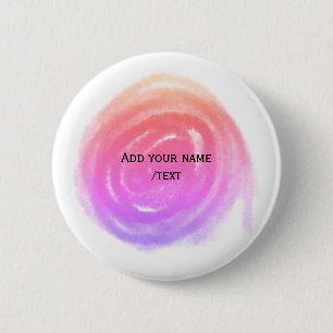 Badge Rond 5 Cm simple couleur d'aquarelle minimale couleur ajoute