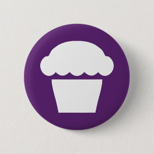 Badge Rond 5 Cm simple cupcake muffin