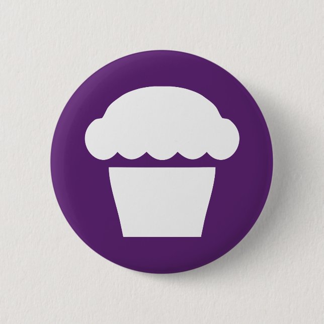 Badge Rond 5 Cm simple cupcake muffin (Devant)