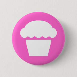 Badge Rond 5 Cm simple cupcake / muffin