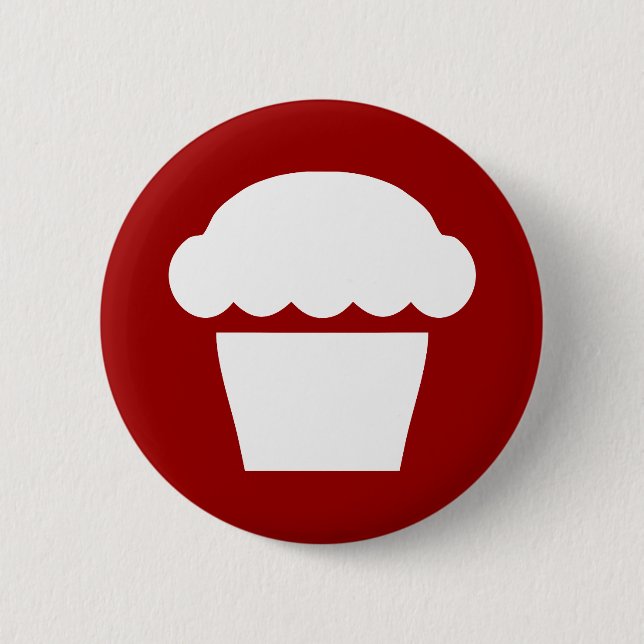 Badge Rond 5 Cm simple cupcake / muffin (Devant)