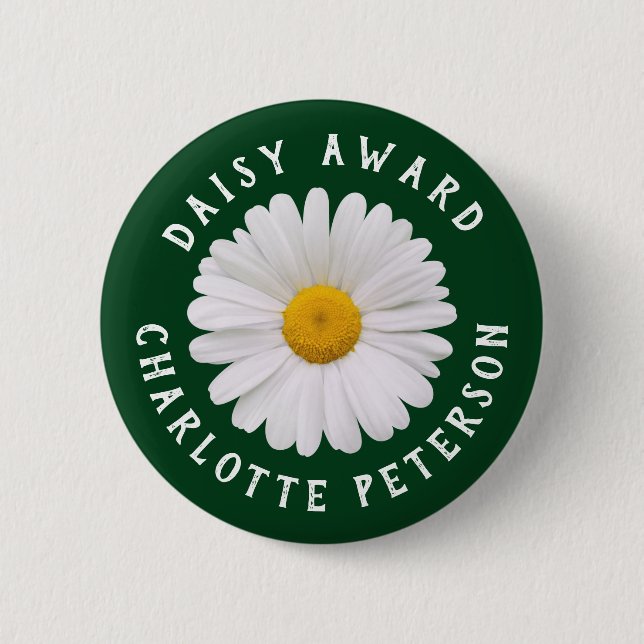 Badge Rond 5 Cm Simple Daisy Award  (Devant)