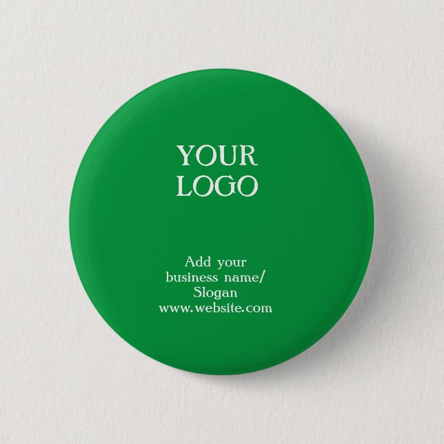 Badge Rond 5 Cm Simple elegant custom logo here company easter gr (Devant)