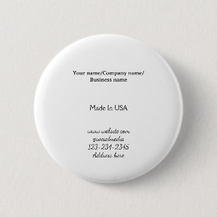 Badge Rond 5 Cm simple minimal ajoutez votre logo/design ici entre