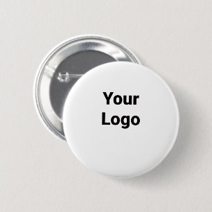 Badge Rond 5 Cm simple personnalisé minimal ajouter votre logo adr