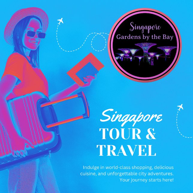 Badge Rond 5 Cm Singapore Gardens by the Bay Button (Créateur téléchargé)