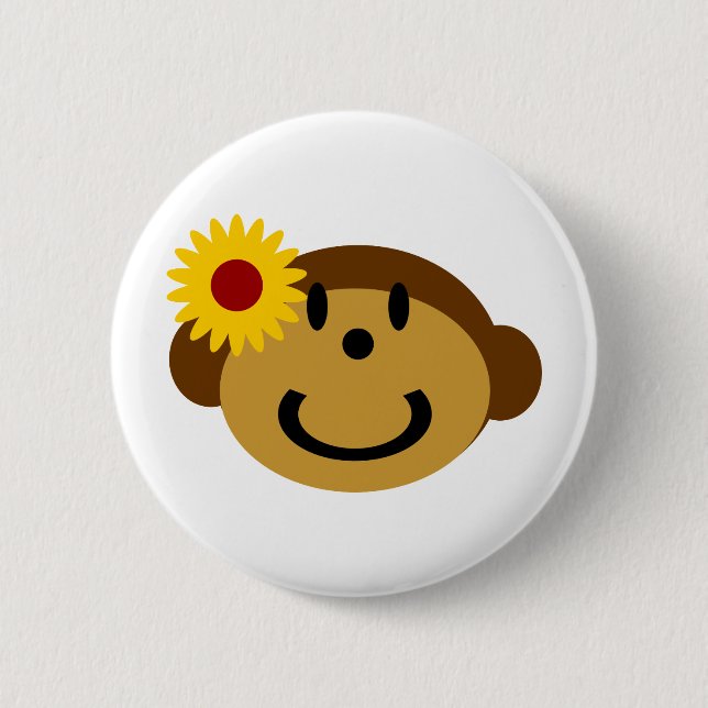 Badge Rond 5 Cm Singe de Mary (Devant)