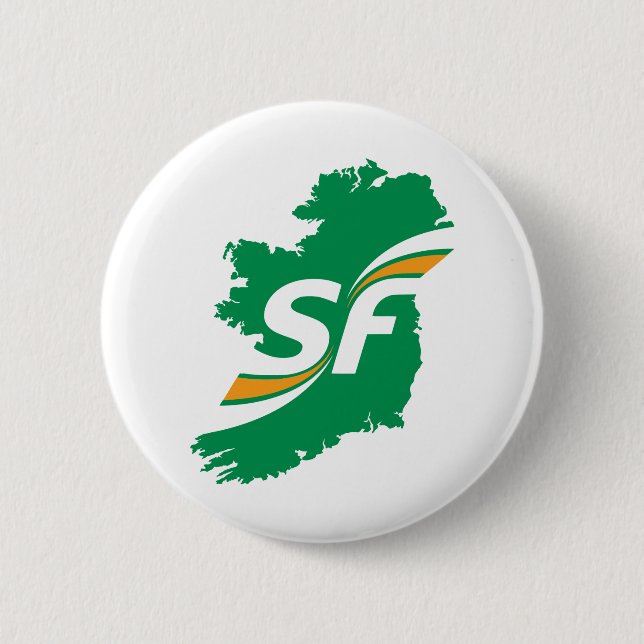 Badge Rond 5 Cm Sinn Fein se boutonnent (Devant)