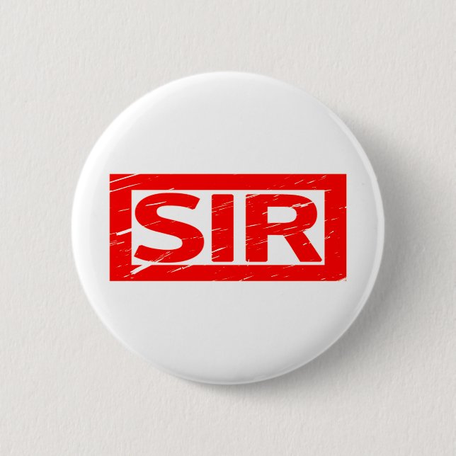 Badge Rond 5 Cm Sir Stamp (Devant)
