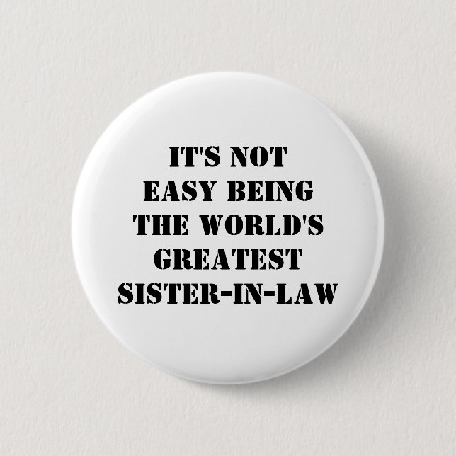 Badge Rond 5 Cm Sister-In-Law (Devant)