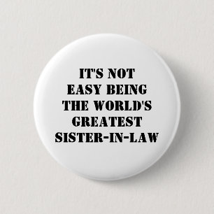 Badge Rond 5 Cm Sister-In-Law