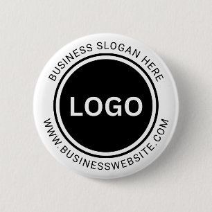 Badge Rond 5 Cm Site Web du logo commercial Promotions client